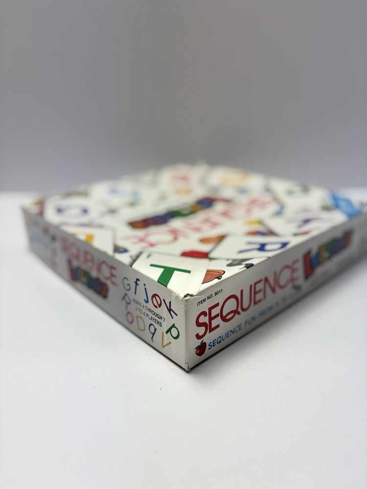 Sequence LETTERS Kids Alphabet Strategy Board Game SEE DESCRIPTION