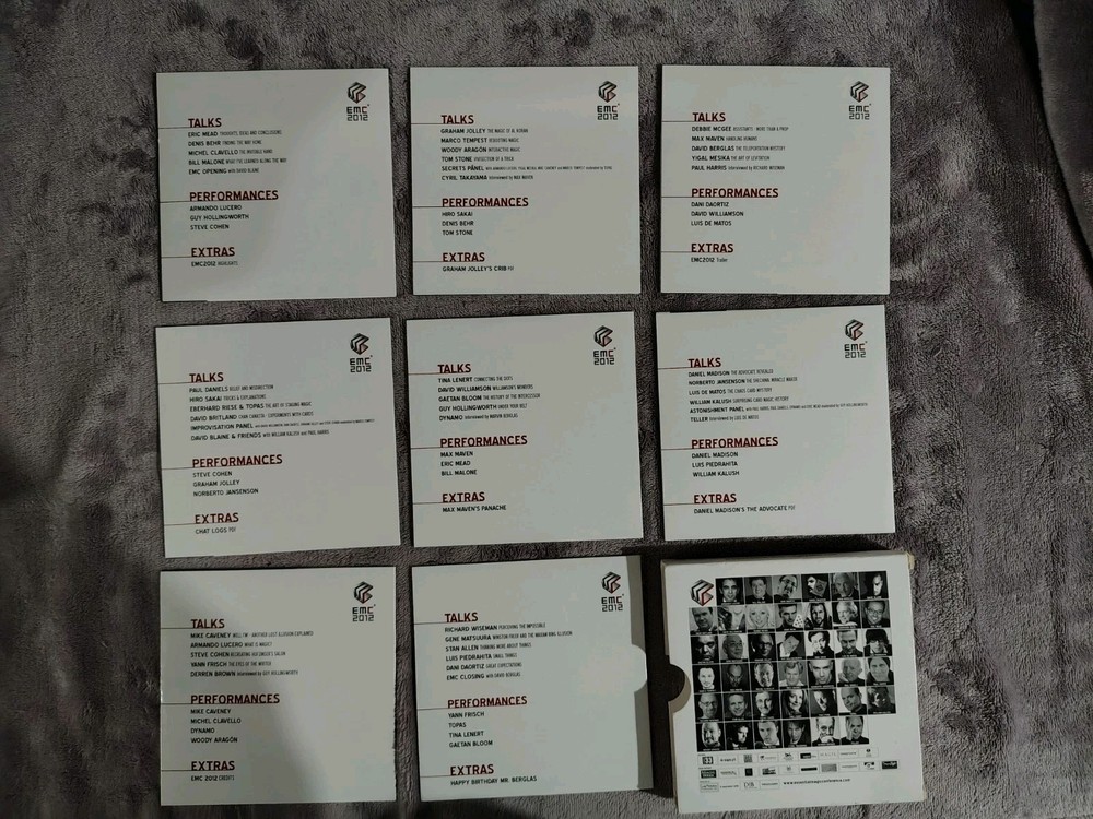 Essential Magic Conference EMC 2012 - 8 DVD Lecture Set