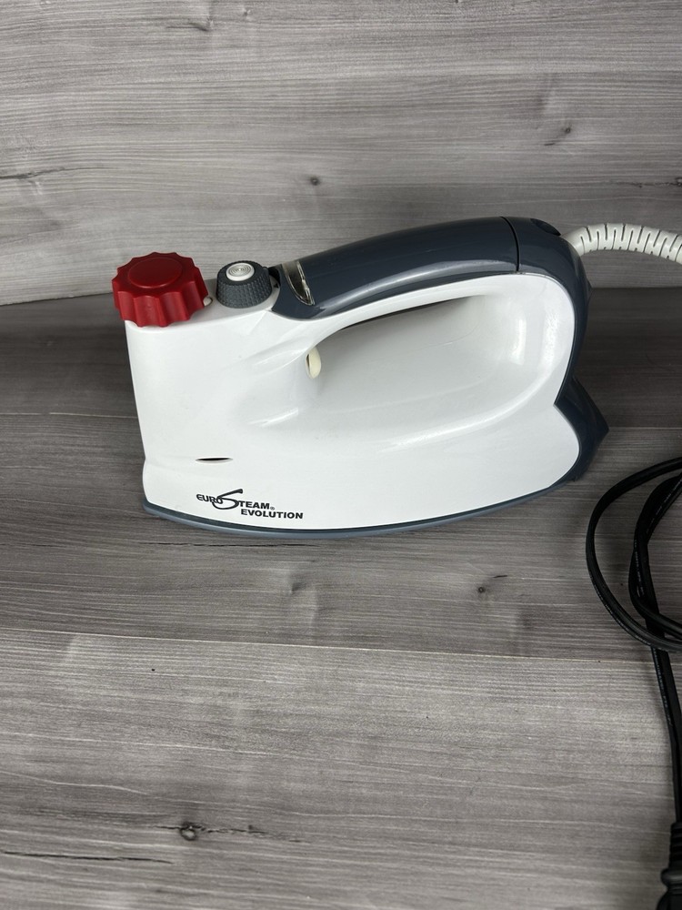 EuroSteam Evolution Iron Model 6399/3 White Gray Very Clean