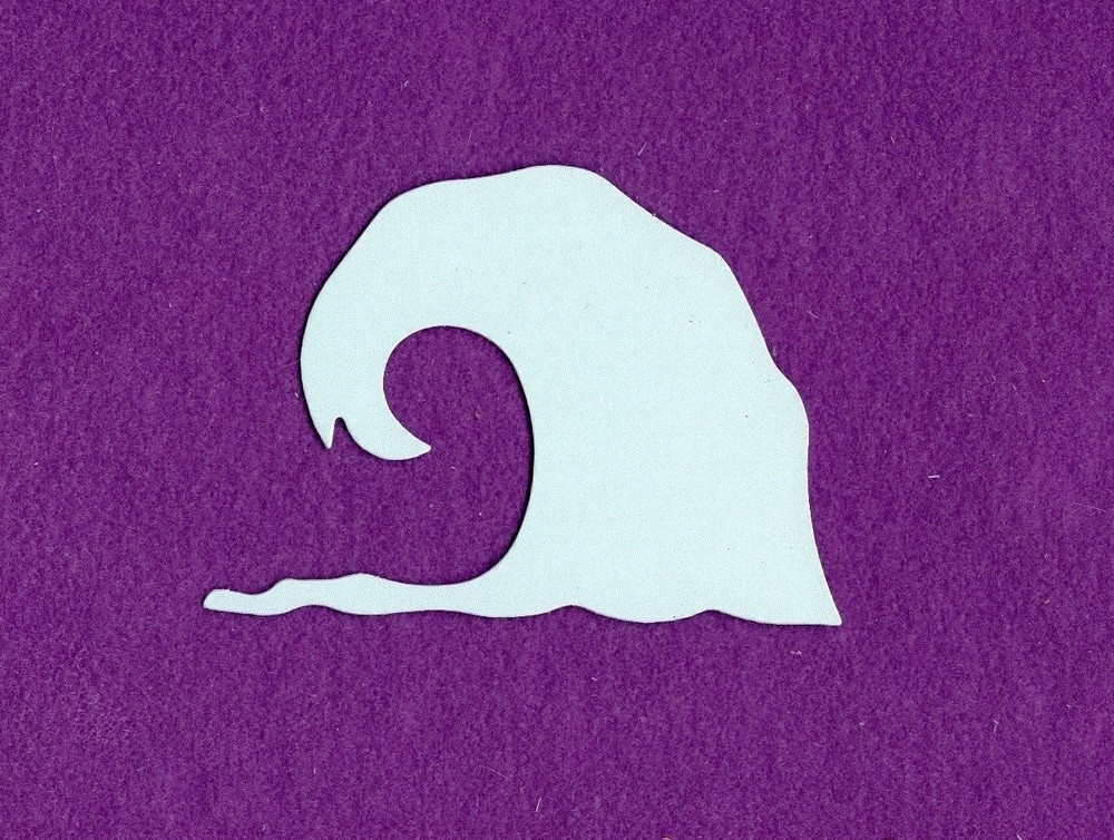 WAVE w/ tail die cuts scrapbook cards
