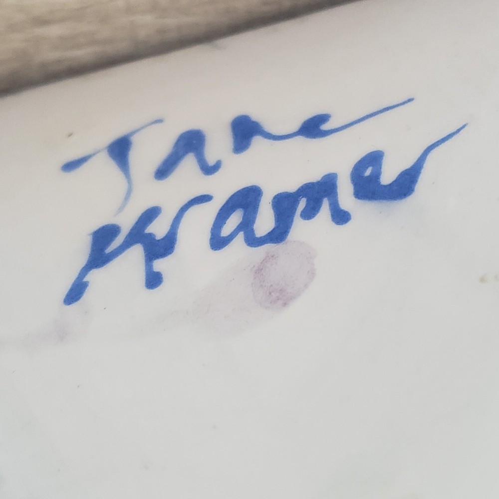 Abstract Art Vase Porcelain Triangular Signed Studio Piece