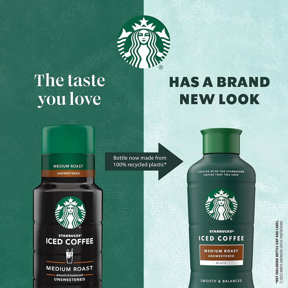 Medium Roast Iced Coffee, Black Unsweetened, 48 Fl Oz Bottle