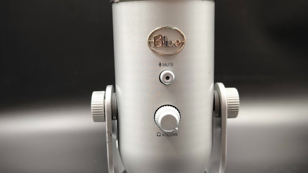 Blue Yeti Microphone Used Working Silver