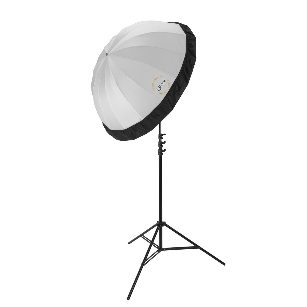 Glow Easy Lock 41" Translucent Umbrella Black Panel