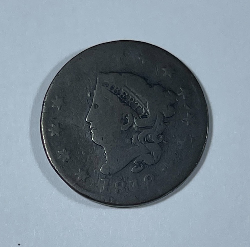 1818 Large cent AG (#21763)
