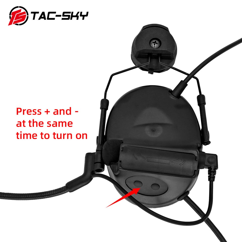 Tactical Headset Comta II Noise Reduction Ear Defender for Airsoft Activities