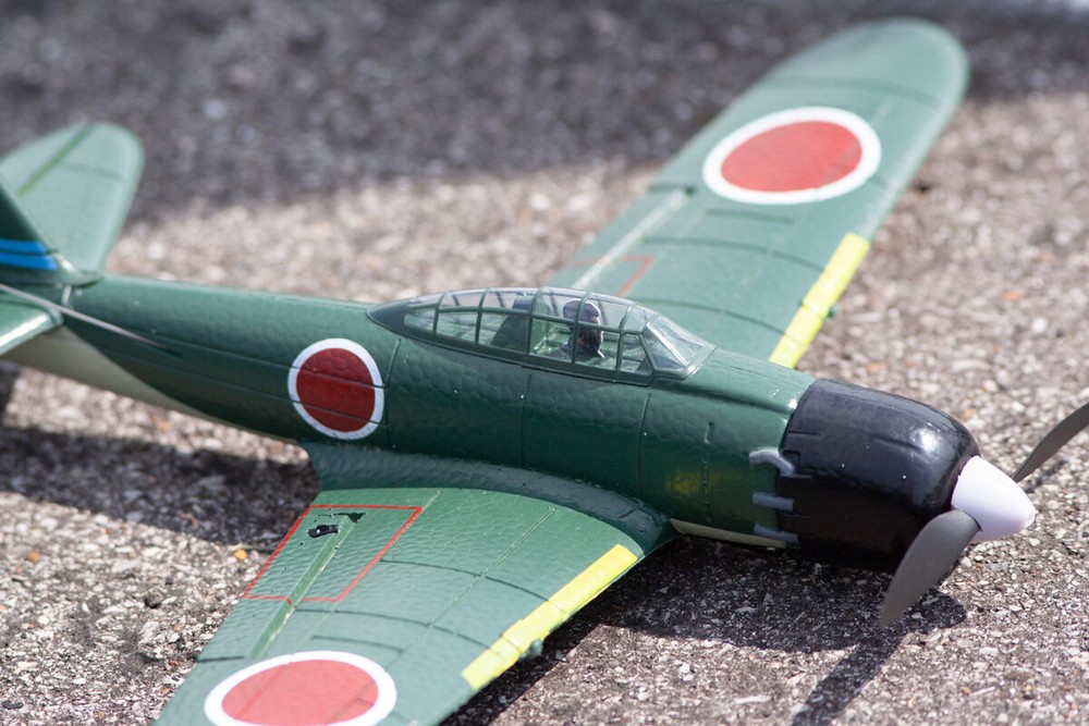 Mitsubishi A6M Zero Micro Warbirds RTF RC Airplane w/PASS Stability Assist