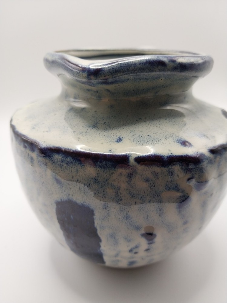 Ceramic Pottery Jug Blue White Glazed Decorative Kitchenware Home Decor Vase