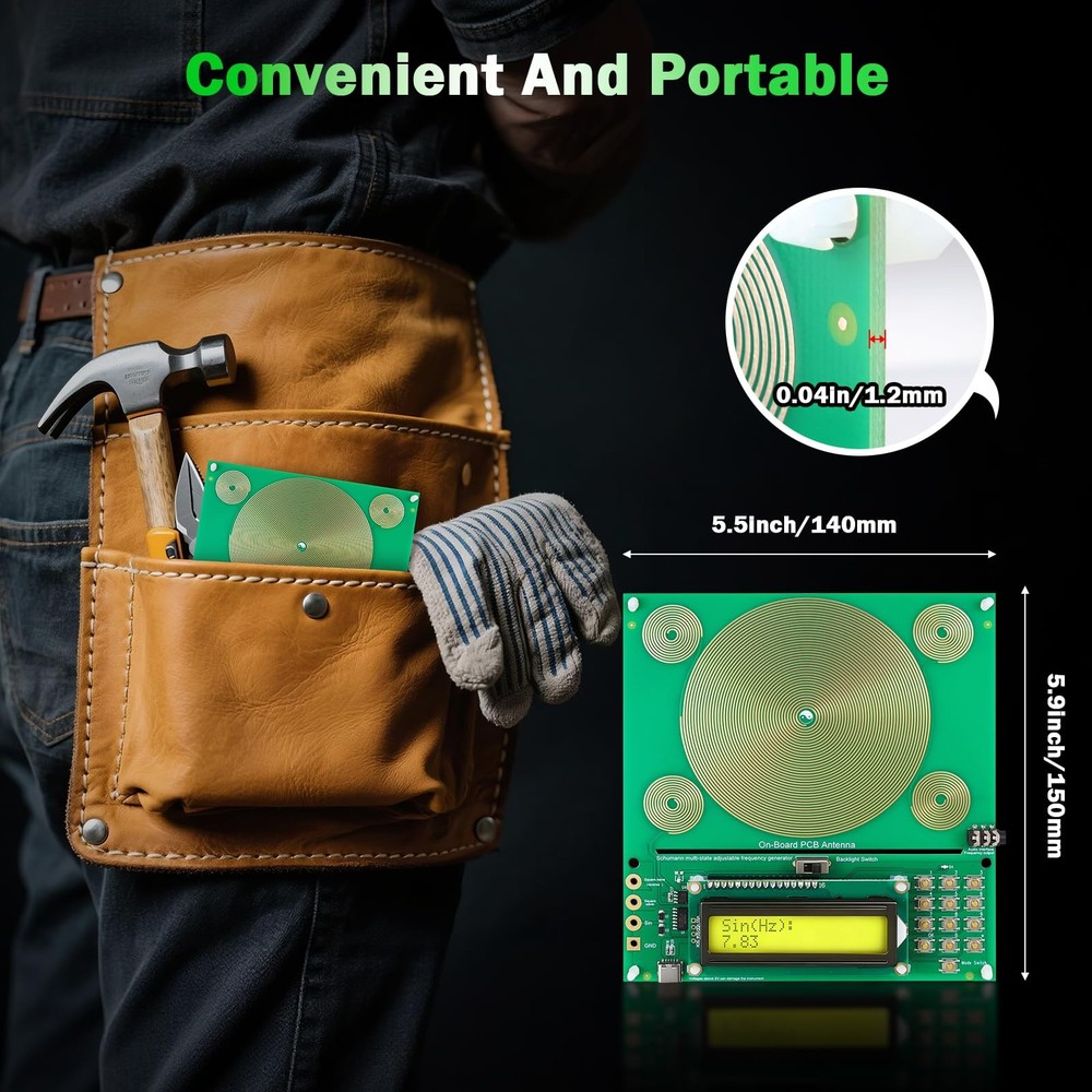 Adjustable Frequency Generator for Healing | Schumann Resonance Pulse Generat...