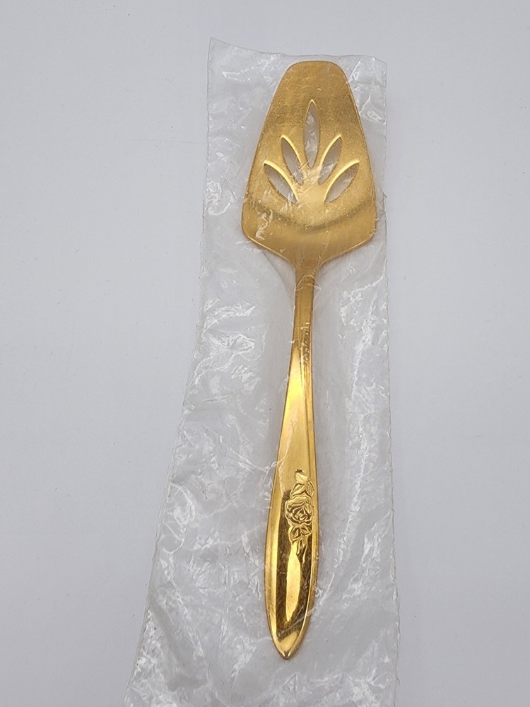 VINTAGE 52 Pc DIRIGOLD DIRILYTE REGAL GOLD TONE FLATWARE SET With Original Case