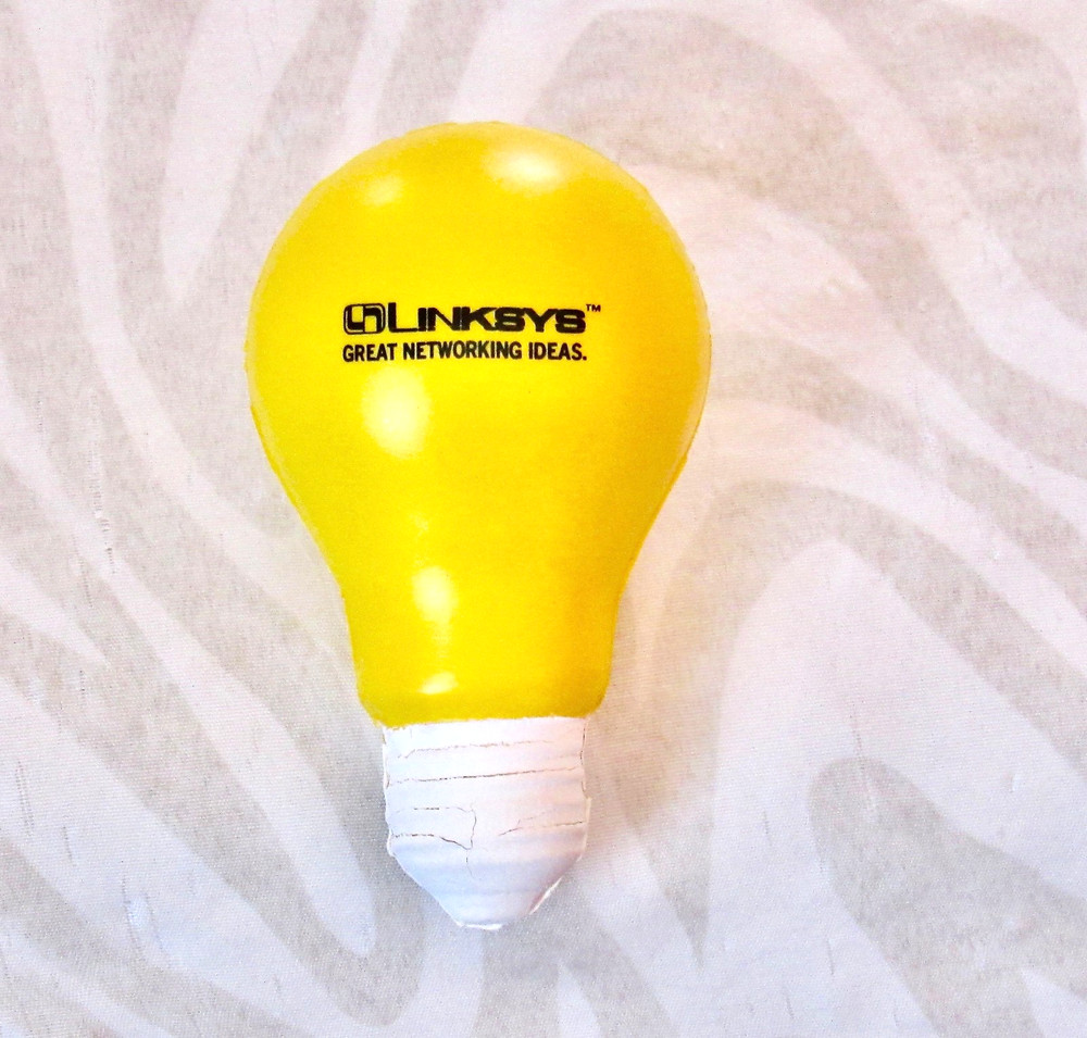 Vintage Linksys Light Bulb Promo 1990's