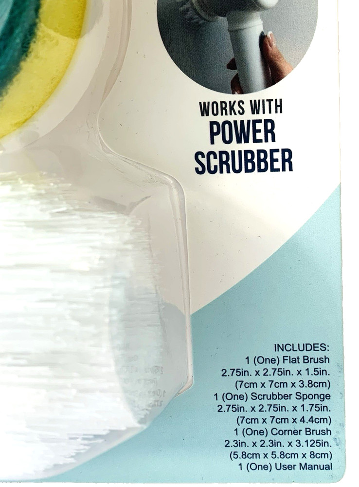 3 Piece Power Scrubber Attachment Set from Bytech New