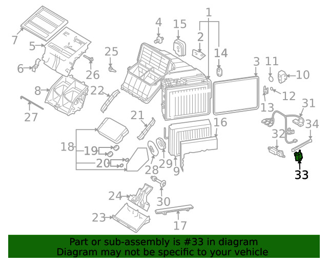 Genuine Audi Adjust Motor 7L0-907-511-AK