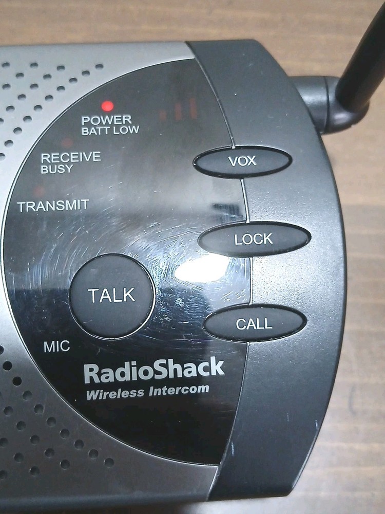Wireless Intercom Radio Shack Model 43-124
