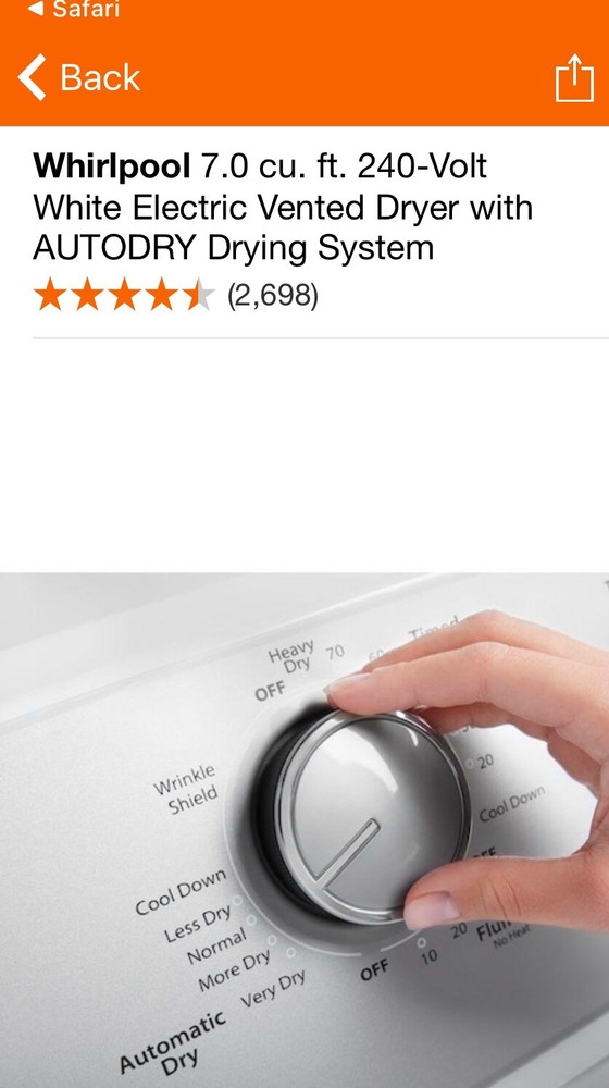 Whirlpool Matching Washer & Dryer Set, white, clean, high efficiency