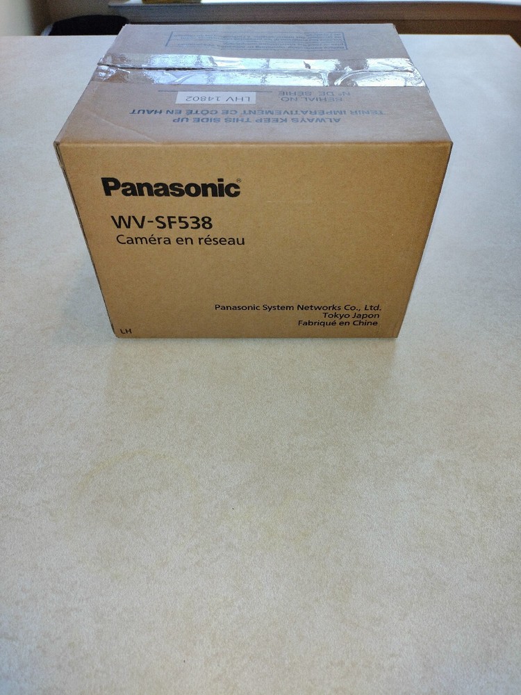 Panasonic WV-SF538 3MP FULL HD DAY/NIGHT NETWORK DOME CAMERA
