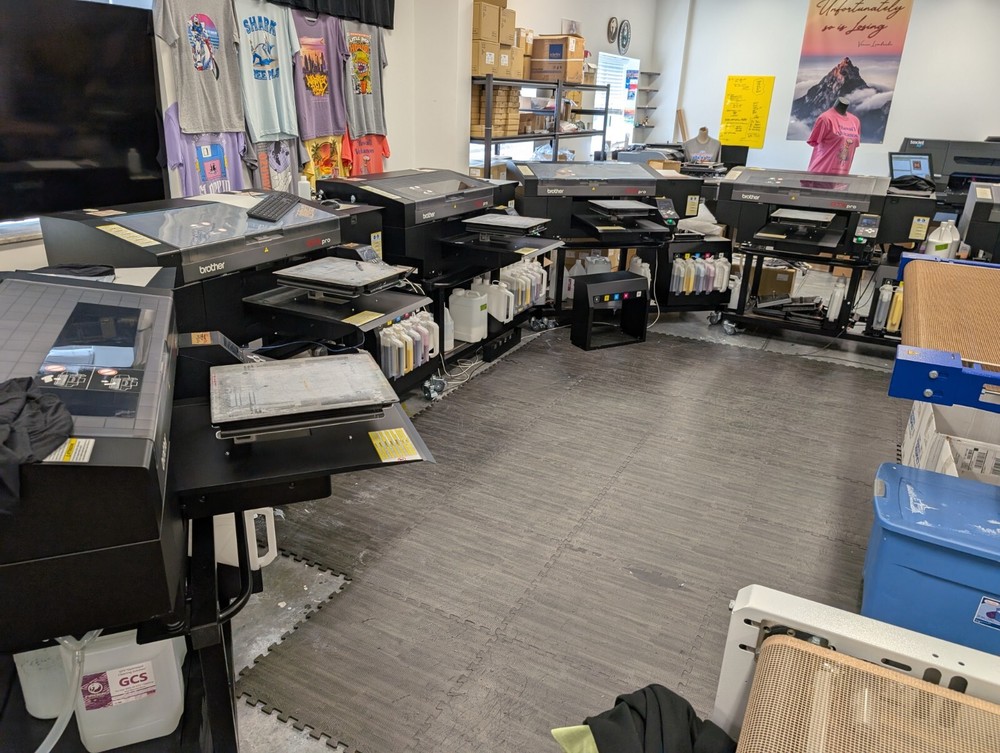 Brother GTX ProB Pro Bulk DTG Printer [Less than 25K Total Prints]