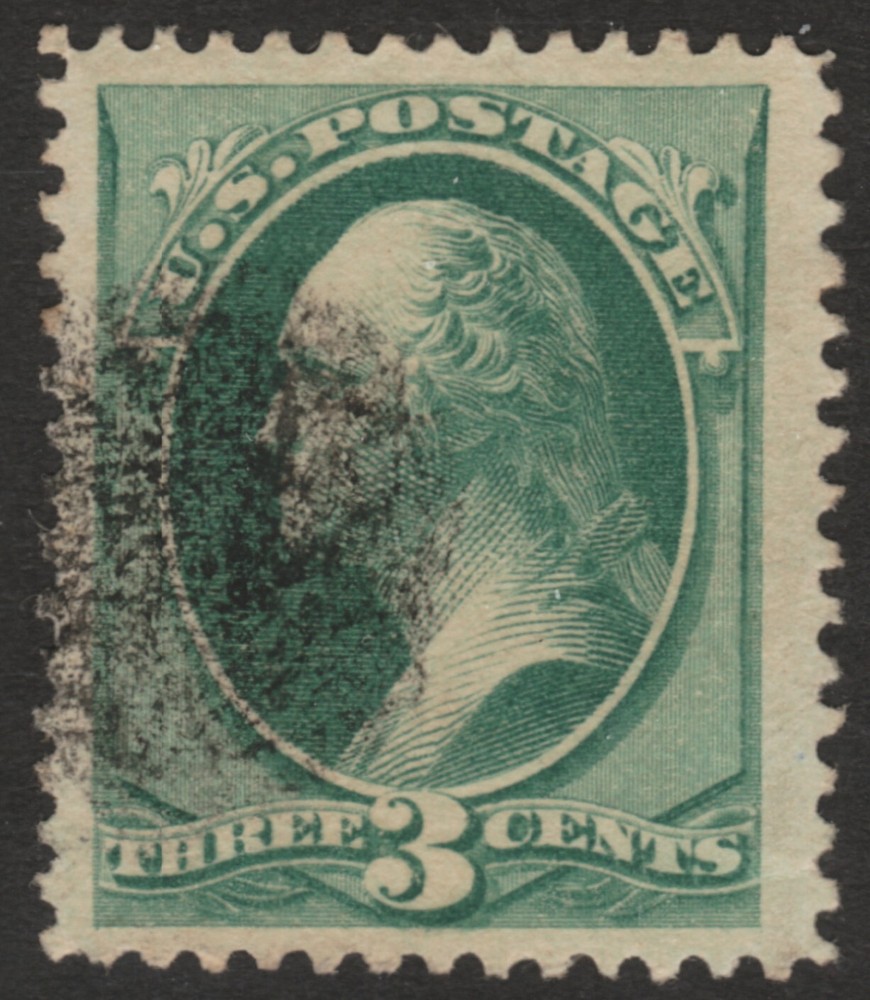 Scott #184  1879  Fancy Cancel     MSP10-55
