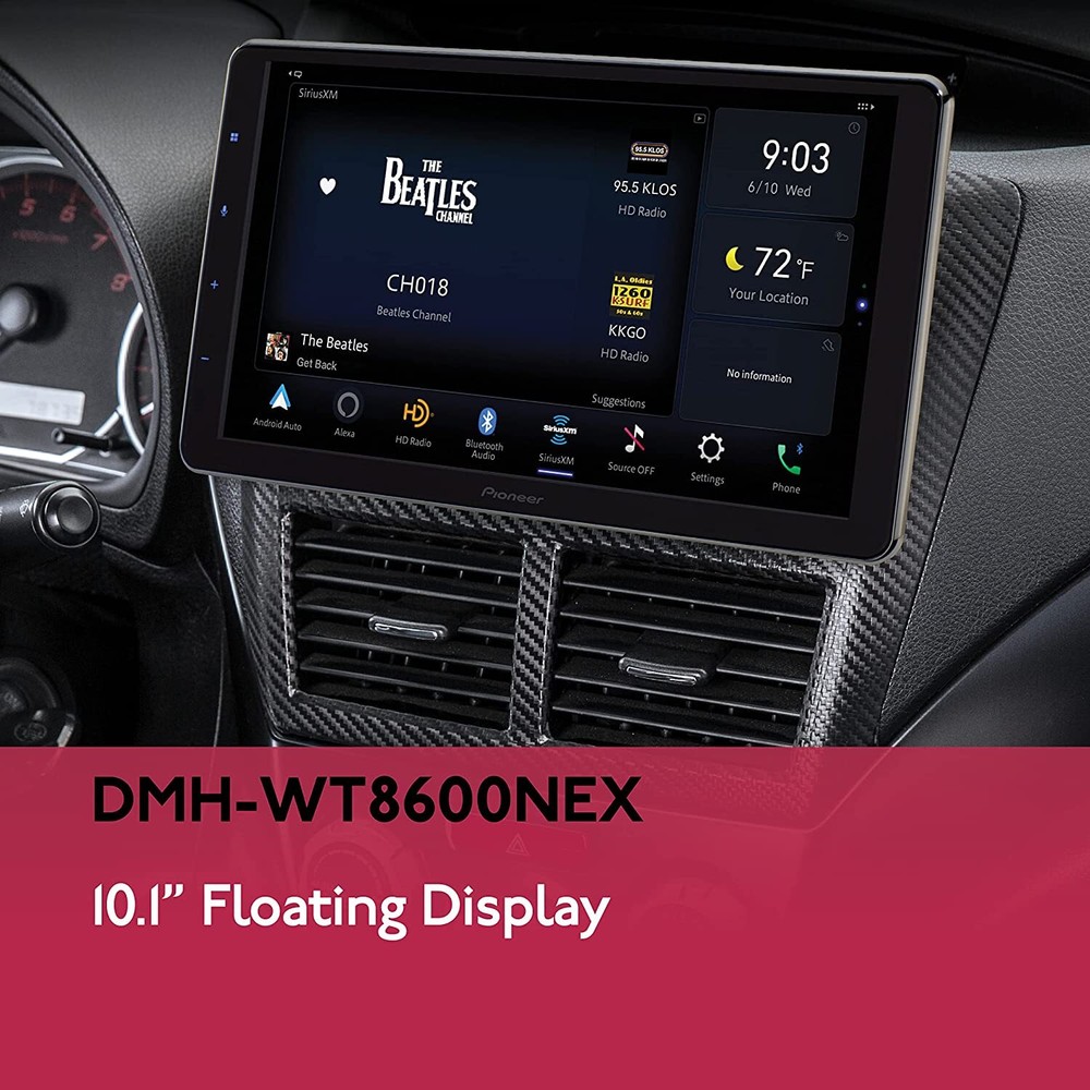 Pioneer DMH-WT8600NEX 10.1" Amazon Alexa, Android Auto, Apple CarPlay, Bluetooth