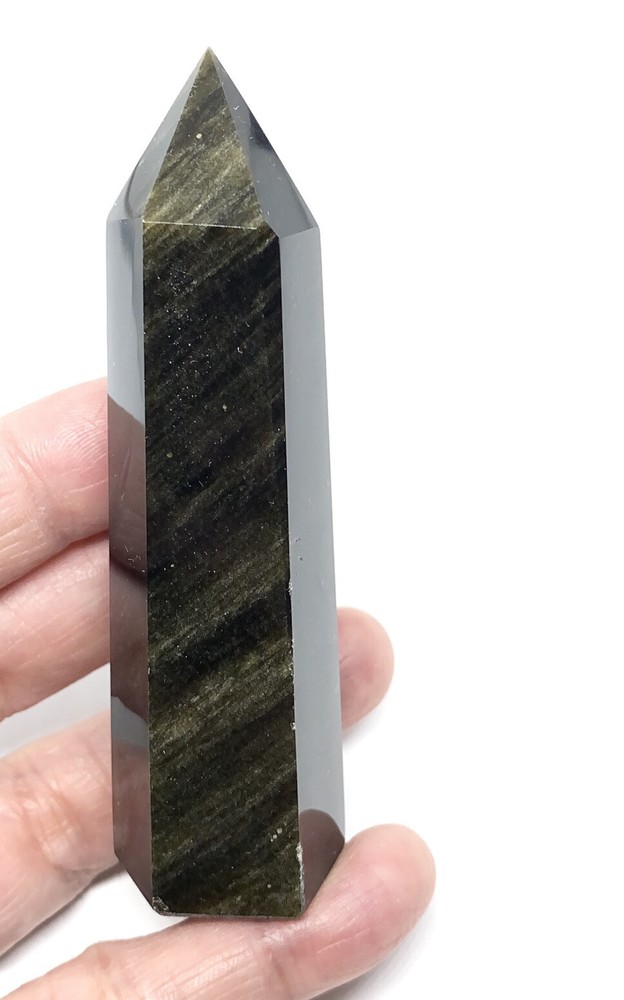 Obsidian Sheen Obelisk Point 81g Over 3in