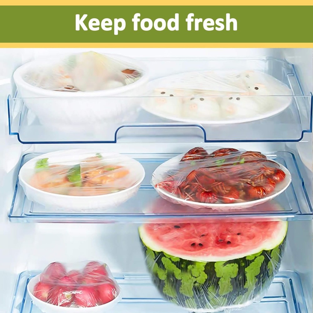 MAQIHAN 200 Bowl Covers for Bread Proofing - Medium Plastic Medium, clear