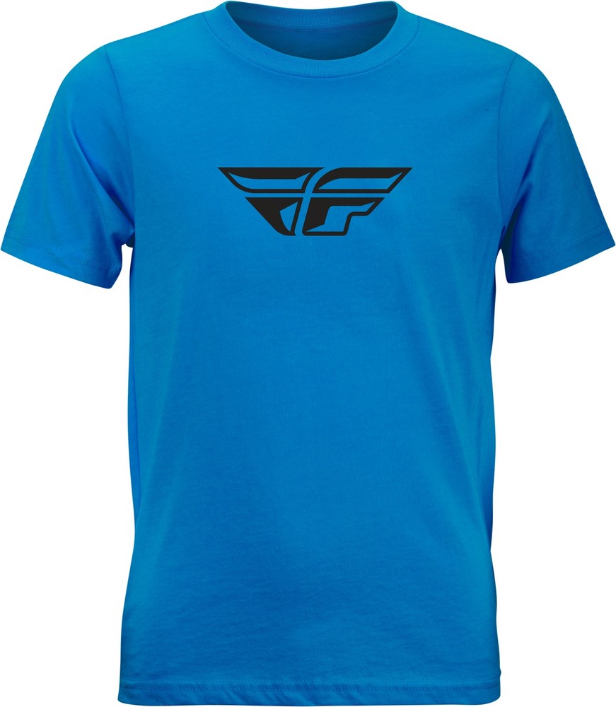 Fly Racing Youth F-Wing Tee Sm Turquoise
