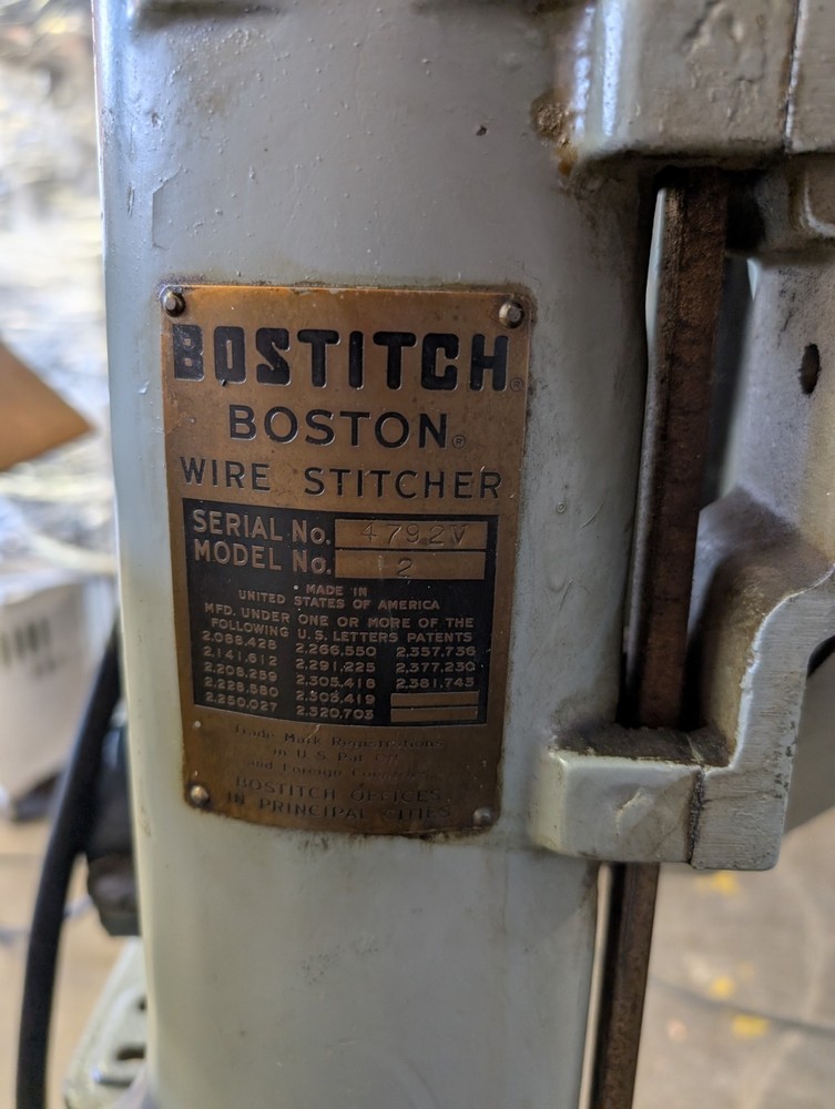 Bostitch Model 2 power stitcher WATCH VIDEO interlake acme