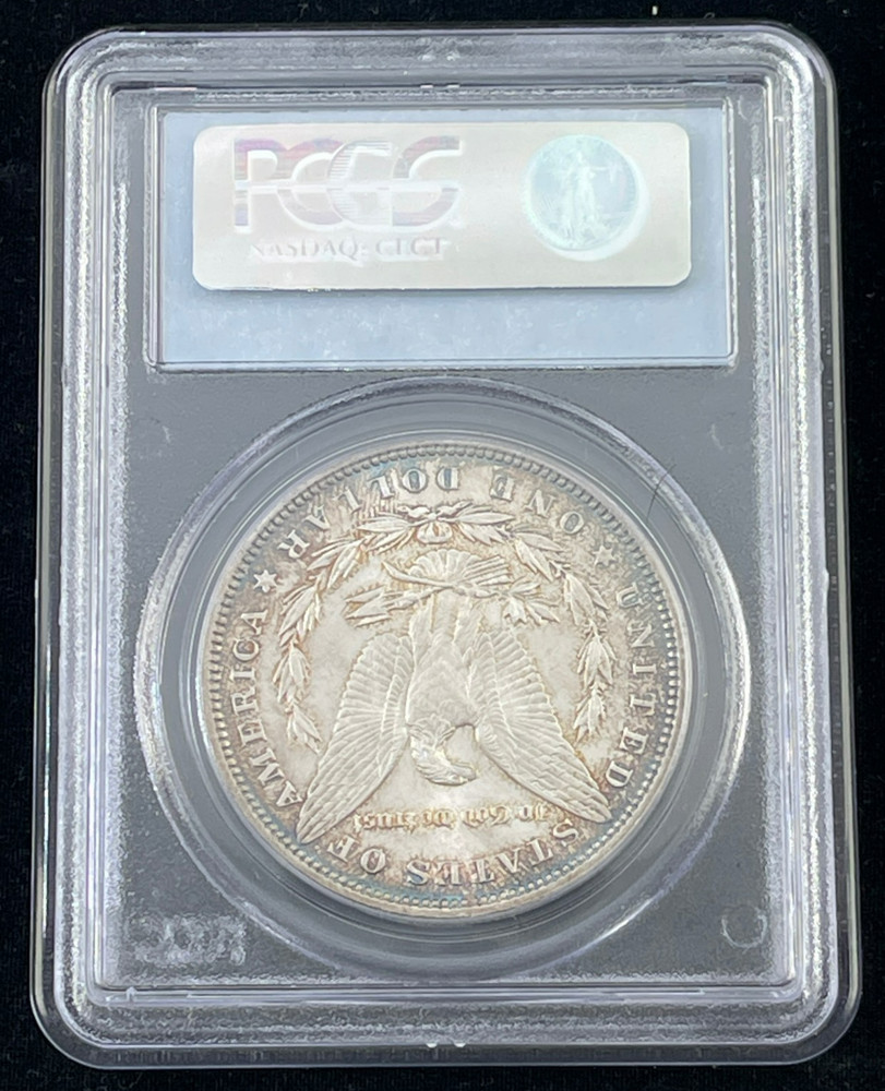 1896 $1 Silver Morgan Dollar Graded by PCGS as MS63