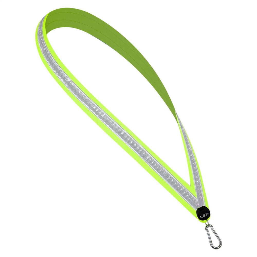 LED Reflective Running Belt Night Reflective Sash For Walking High Visibility