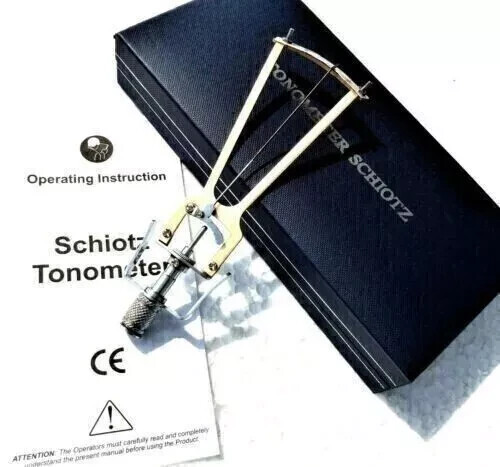 Schiotz Tonometer For Ophthalmology & Optometry In case