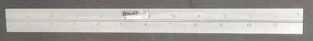 iGaging 12" thick rule ruler replacment blade for combination square