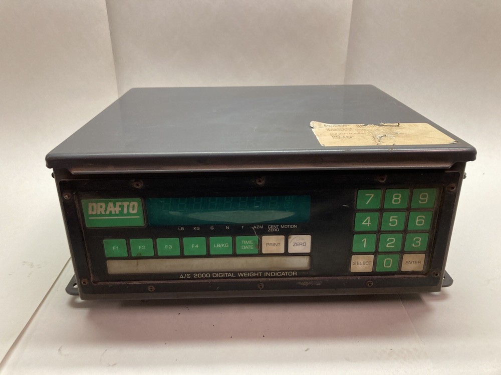 Drafto,Delta/Sigma 2000,Digital Crane Weight Indicator