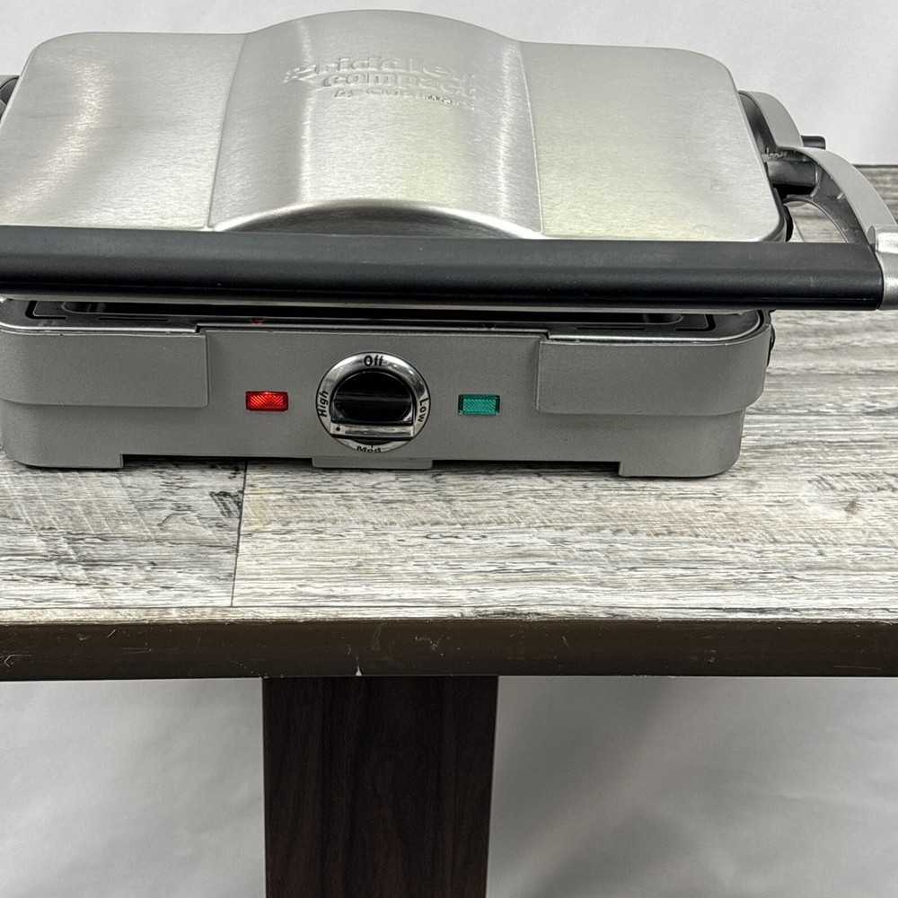 Cuisinart Griddler Compact Grill (Model GR-35) - Brushed Stainless Steel