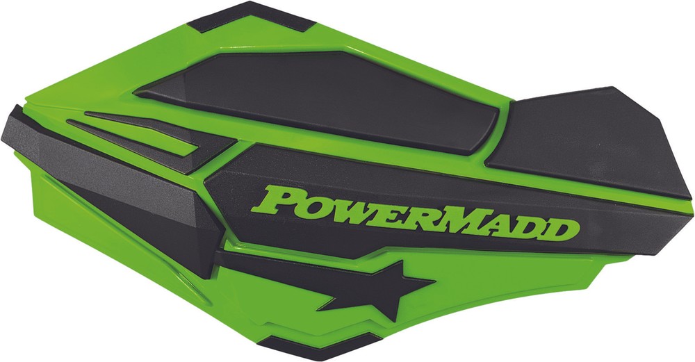 POWERMADD SENTINAL HANDGUARDS (GREEN/BLACK) PART# 34403 NEW