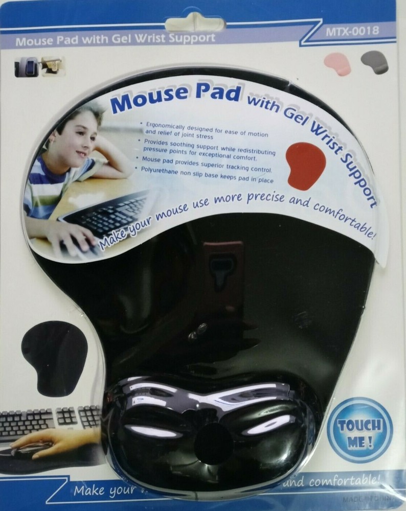 Ergonomic Mouse Pad with Wrist Support, Gaming Mouse Mat with Gel Wrist Rest, Ea