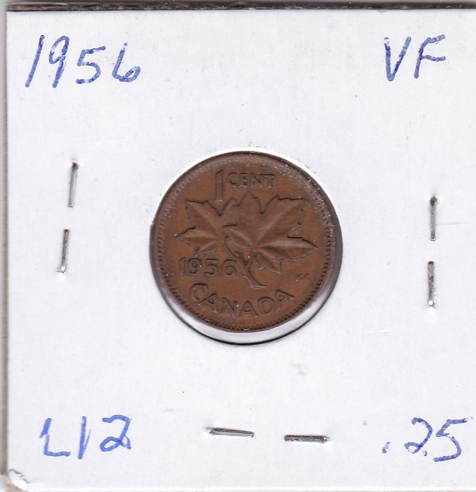 1956 Canada One Cent L12