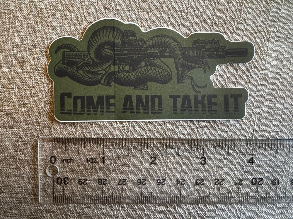 Come And Take It Forward Group Tactical Sticker Decal