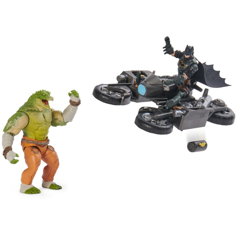 DC Comics, Batman Transforming Batcycle Battle Pack with One Size, Multi