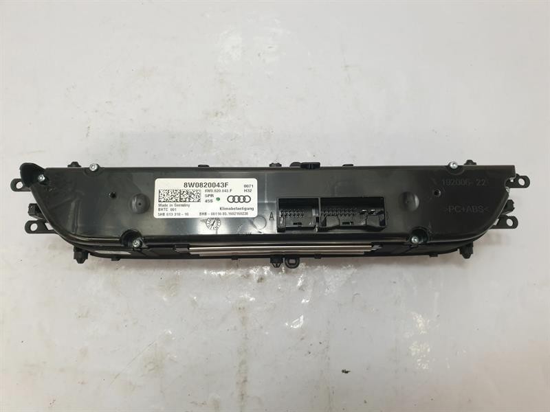 2016 AUDI A4 HEATER CONTROL PANEL ASSEMBLY 8W0820043F