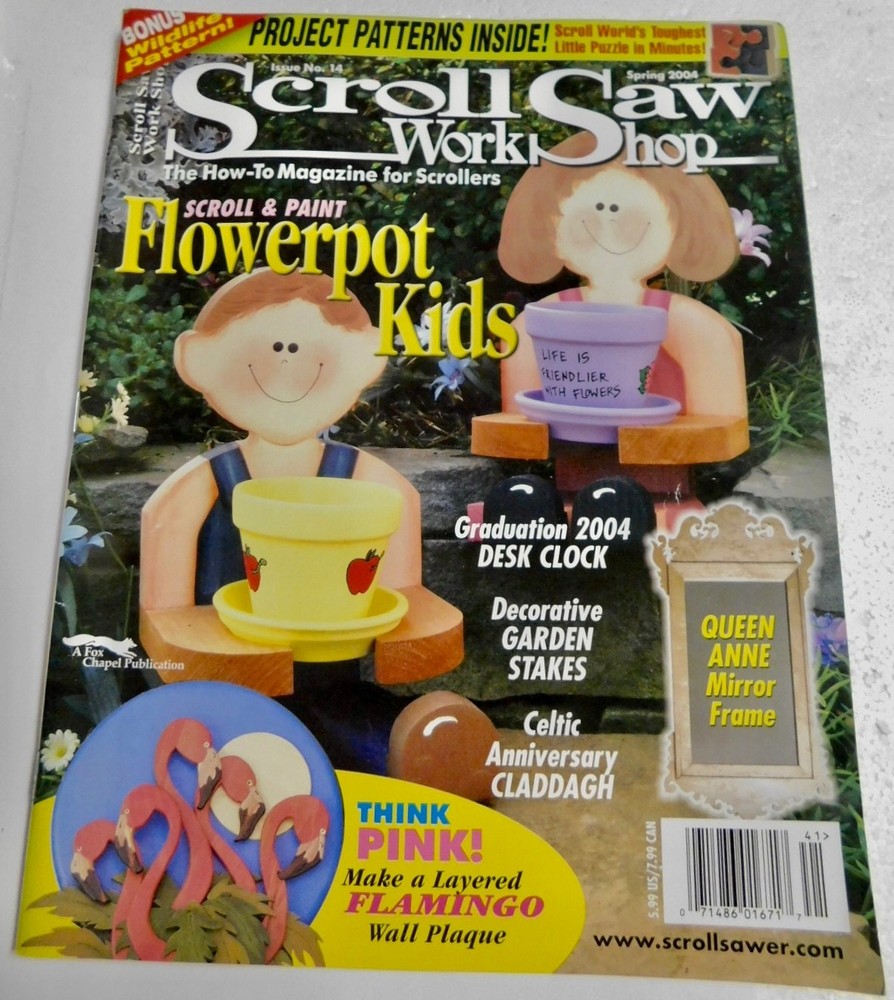 Vintage Spring 2004 SCROLL SAW WORK SHOP Magazine Woodworking