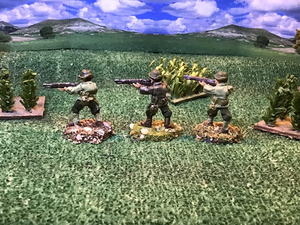 WWII American Riflemen (3) 25mm