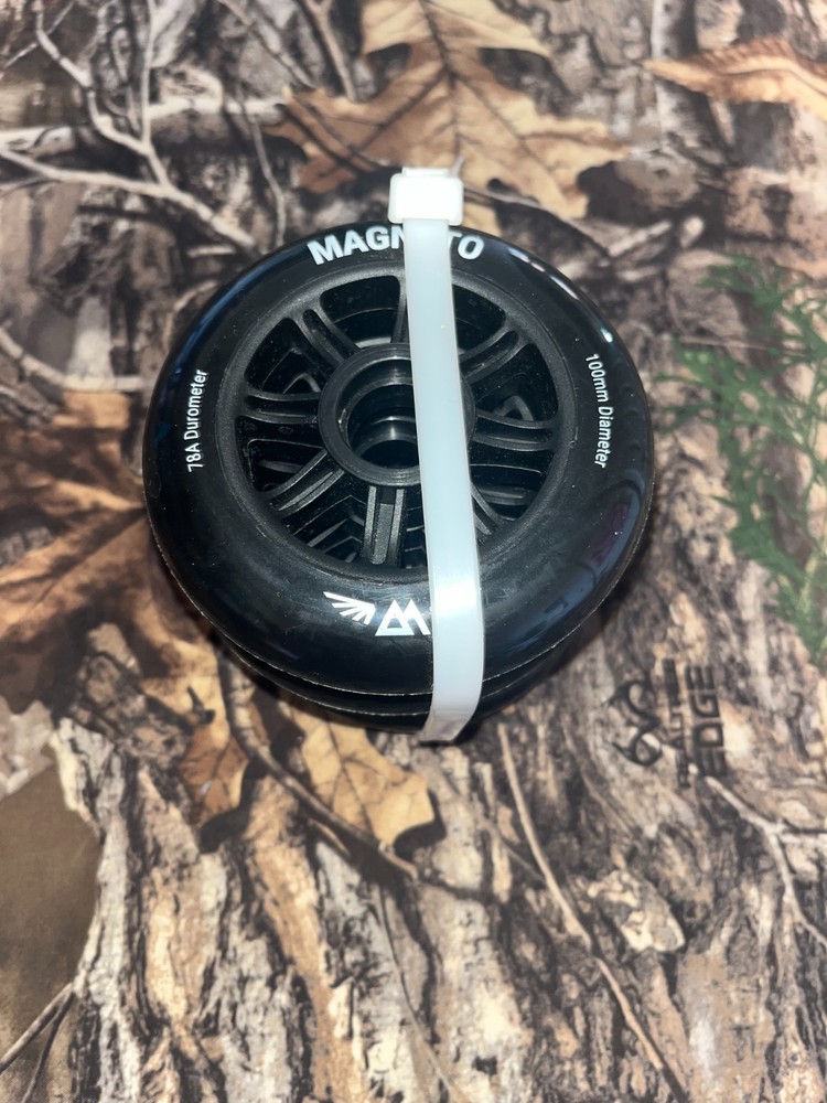 Magneto 100mm Over-sized Longboard Wheels 78A Durometer Never Used!