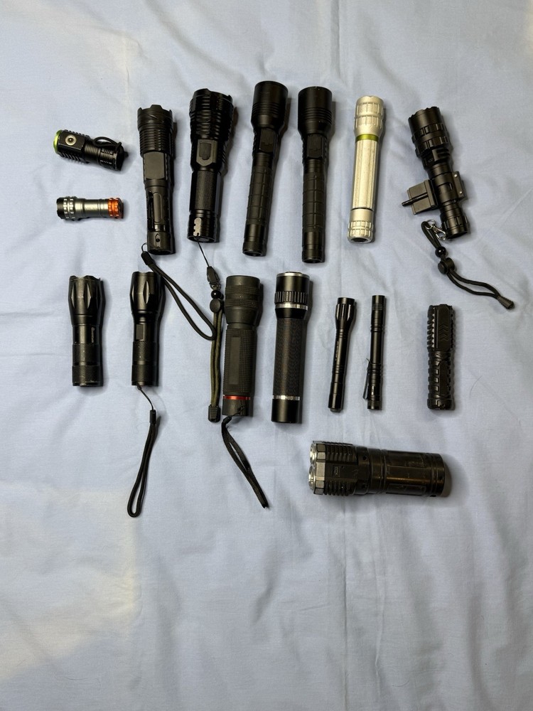 Flashlight Lot 16 Flashlights In Total