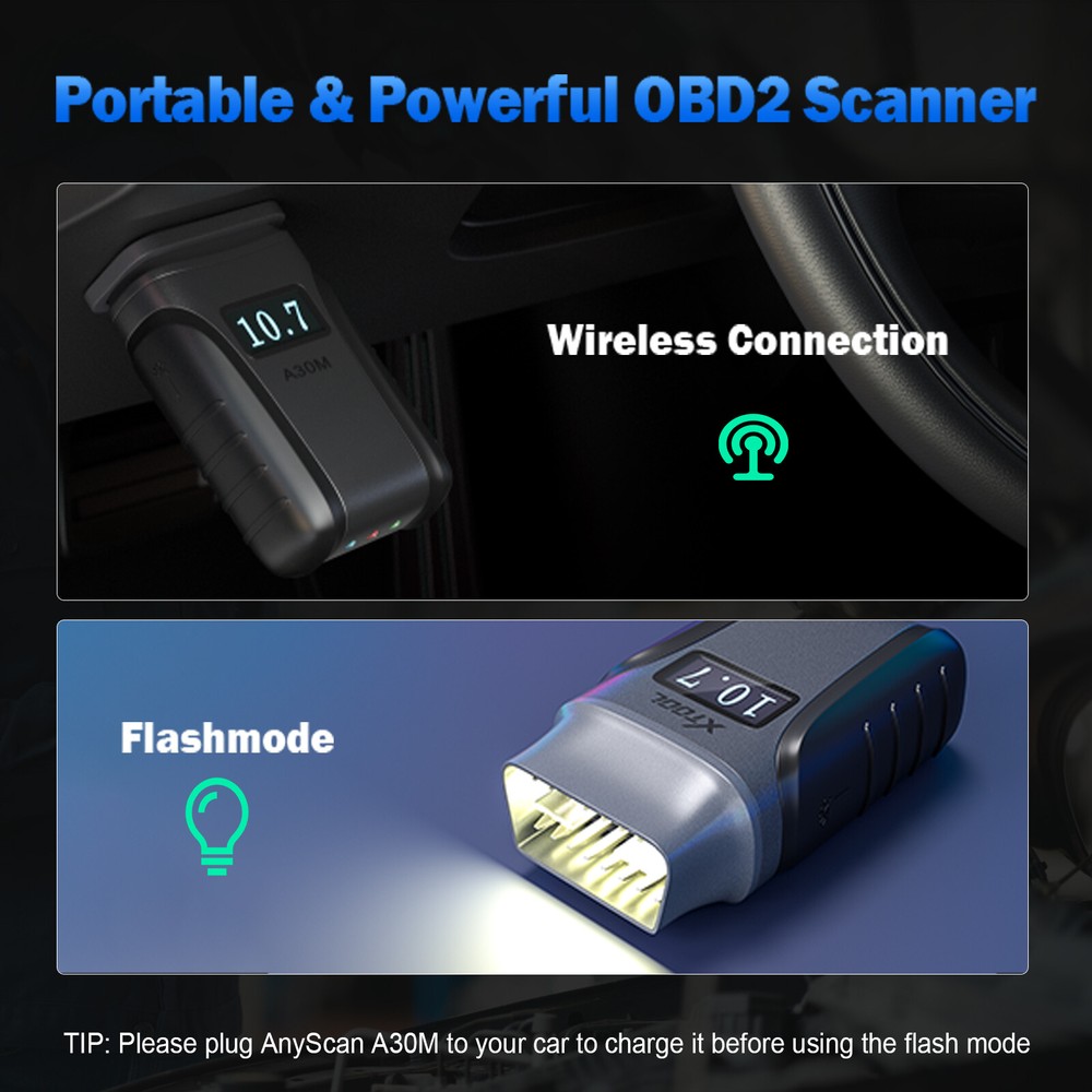 XTOOL A30M Bidirectional OBD2 Scanner Full System Diagnostic Tool Code Reader