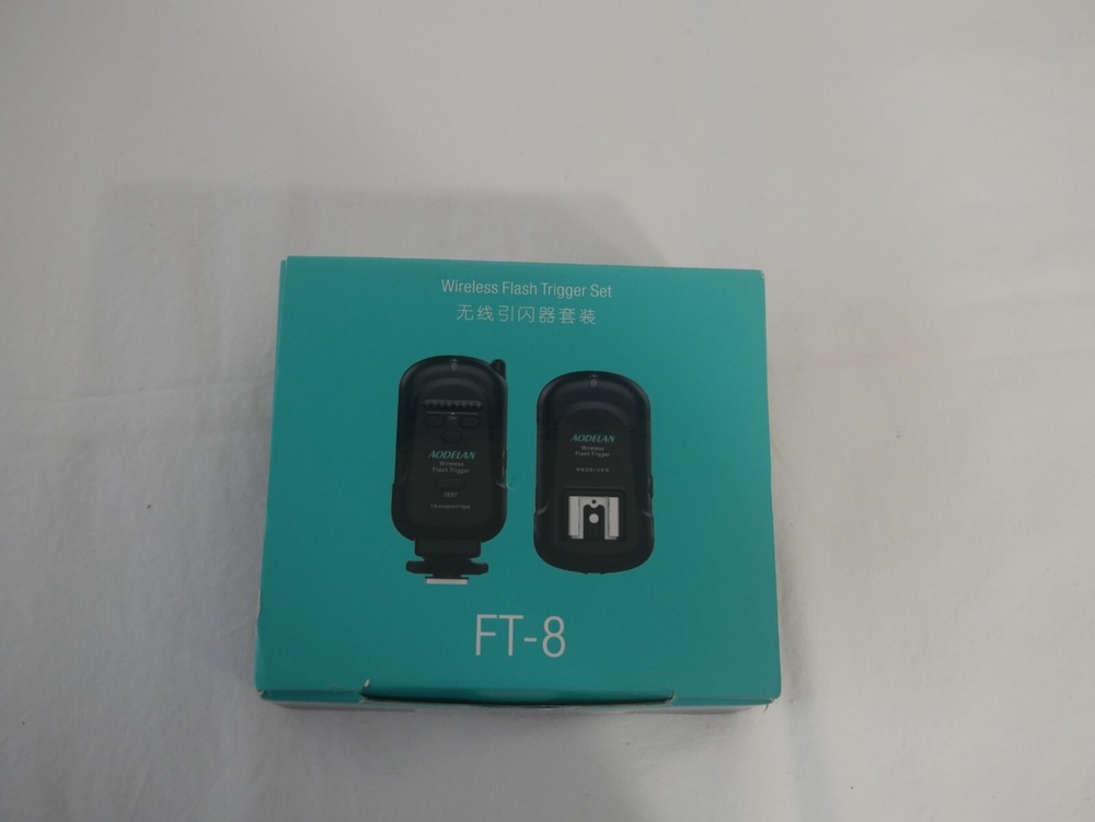 AODELAN FT-8 Wireless Flash Trigger 2.4 GHz with Transmitter and Receiver (3B2)