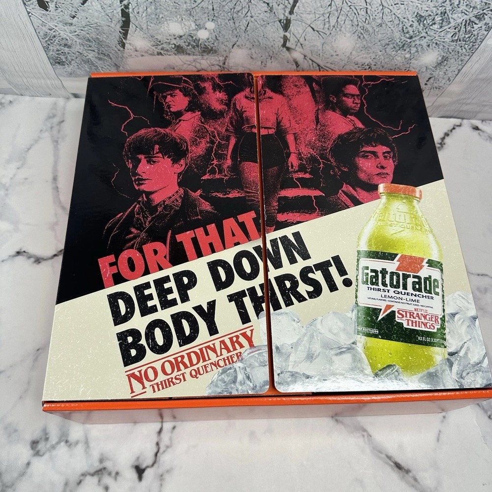 Stranger Things X Gatorade Exclusive 1987 Hawkins Capsule Size XL Extra Large