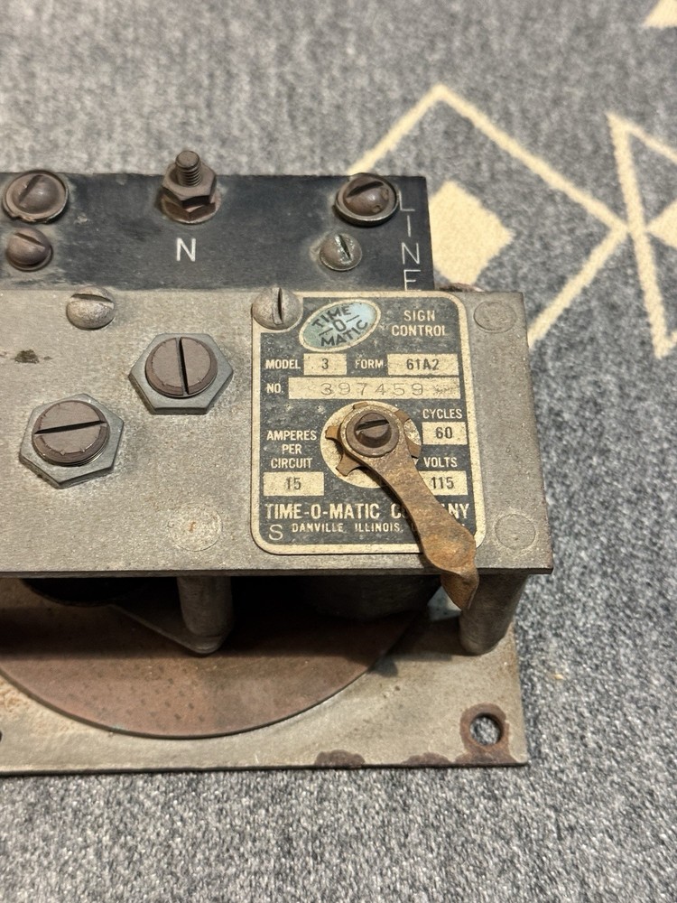 Time-O-Matic Model 3 Industrial Timer Switch Form 61A2