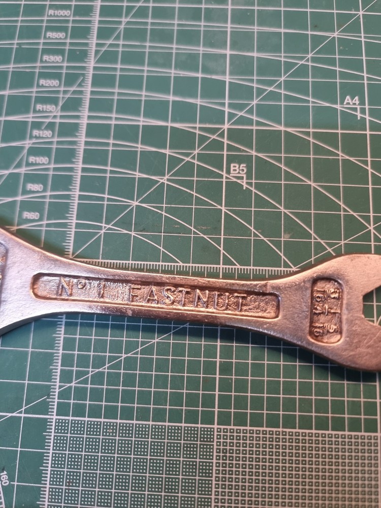 No 1 Fastnut Spanner Made In Britain