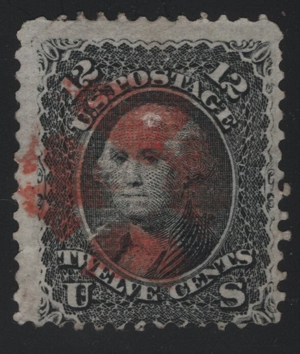 US SC#90 E-Grill - Red Cancel - Small Faults