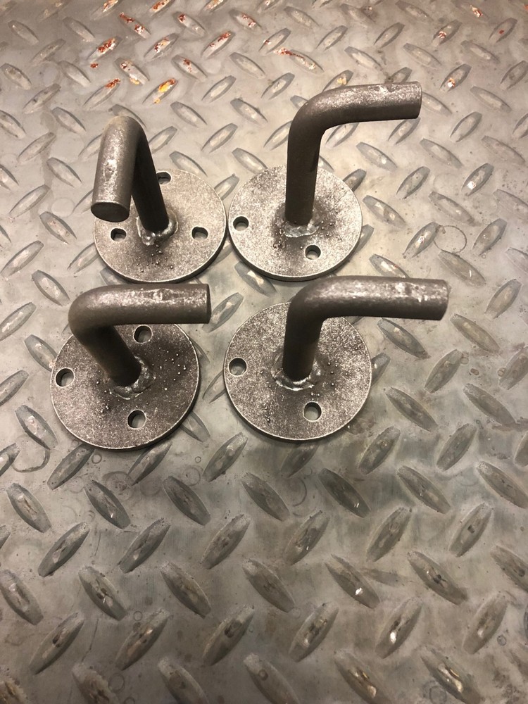 WELD-ON Handrail mounting bracket 4PK